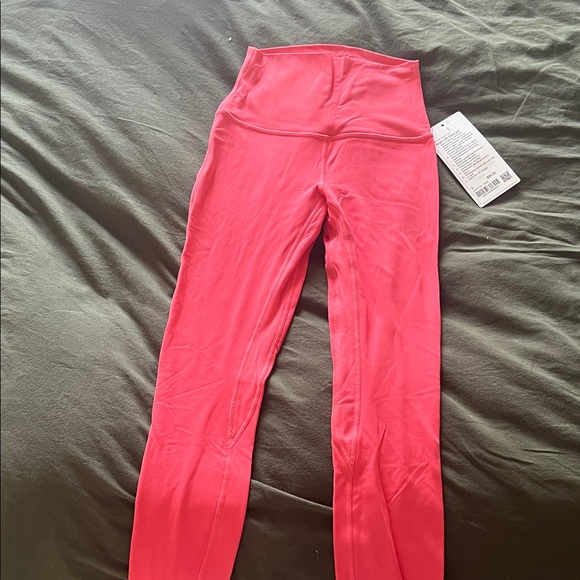 lululemon athletica raspberry cream leggings - Picture 1 of 3